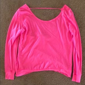 Open back Long sleeve shirt